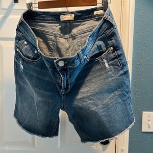 Seven7 Size 16 Medium Wash Shorts